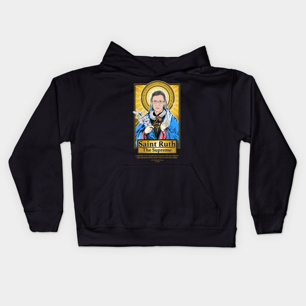 RGB Saint Ruth Kids Hoodie by Pop Art Saints